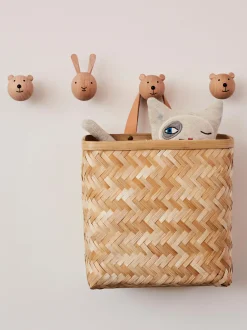 Gancio appendiabiti da parete in legno di faggio Rabbit