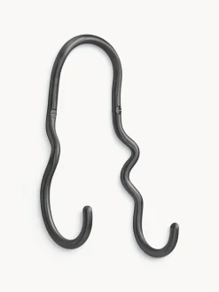 Gancio da parete fatto a mano in ottone Curvature