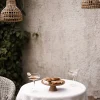 Ghirlanda luminosa da esterno in rattan Sarah, 650 cm