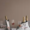 Glacette per champagne in acciaio inox dalla forma organica Indulgence