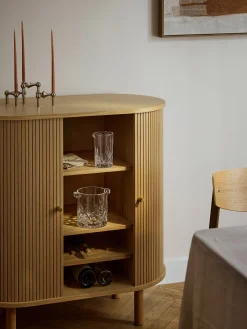 Glacette con scanalatura in rilievo George