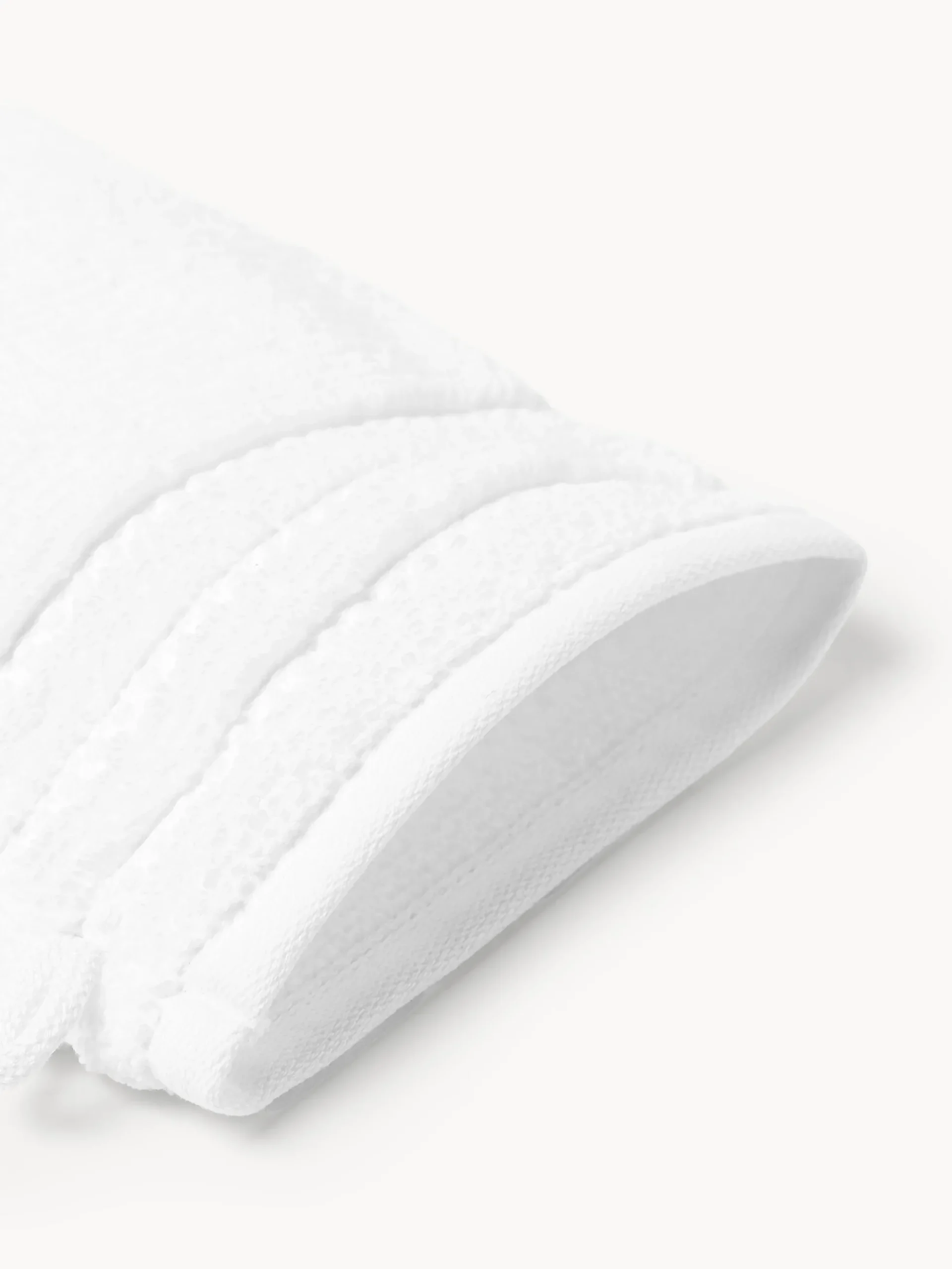 Guanti da bagno con bordo rigato Luxe 2 pz