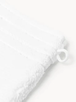 Guanti da bagno con bordo rigato Luxe 2 pz