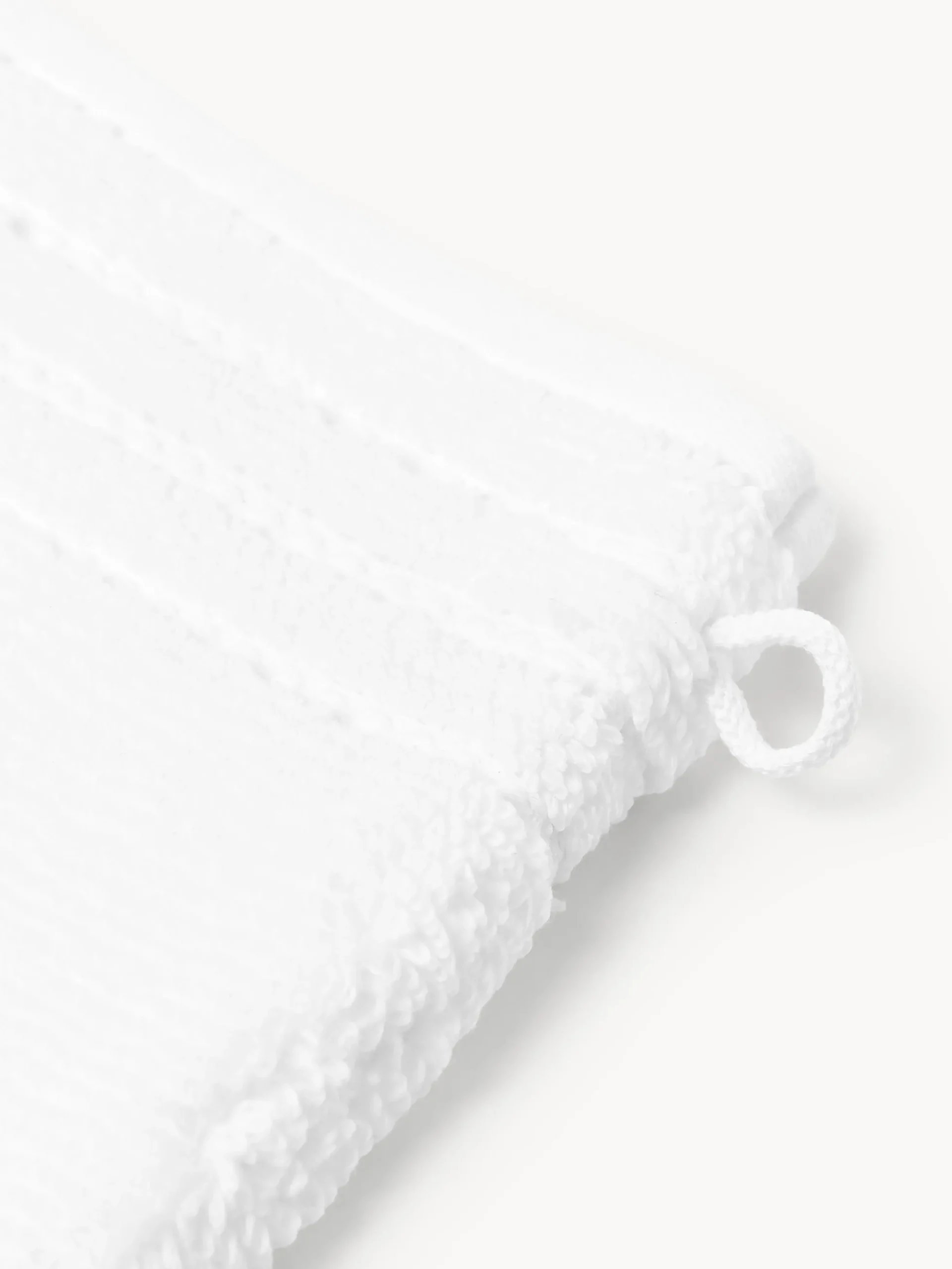 Guanti da bagno con bordo rigato Luxe 2 pz