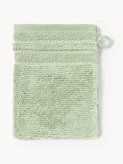 Guanti da bagno con bordo rigato Luxe 2 pz