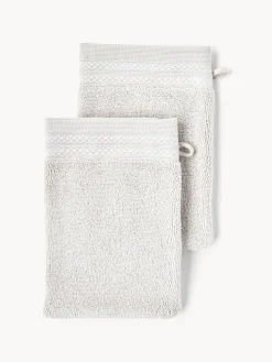 Guanti da bagno in cotone organico Premium 2 pz