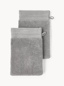 Guanti da bagno in cotone organico Premium 2 pz