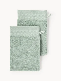 Guanti da bagno in cotone organico Premium 2 pz