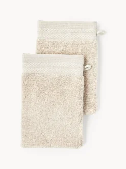 Guanti da bagno in cotone organico Premium 2 pz