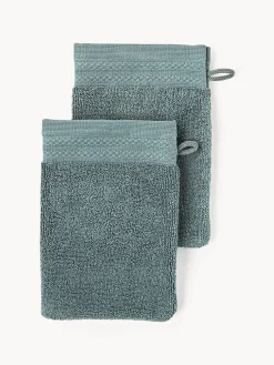 Guanti da bagno in cotone organico Premium 2 pz