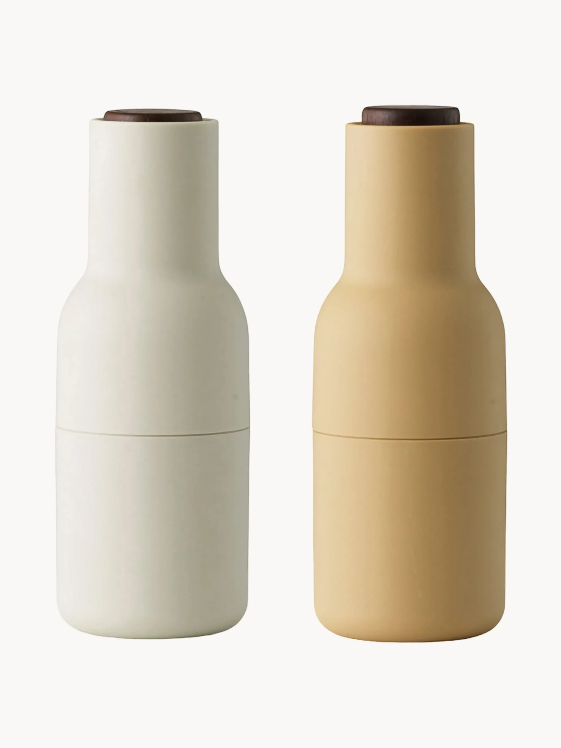 Kit sale e pepe con tappo in legno di noce Bottle Grinder 2 pz
