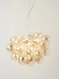 Lampada a sospensione a LED in vetro soffiato Gross