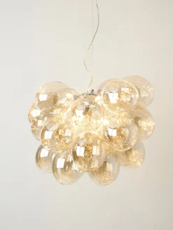 Lampada a sospensione a LED in vetro soffiato Gross