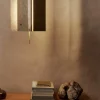 Lampada a sospensione a LED luce regolabile in travertino Oeste
