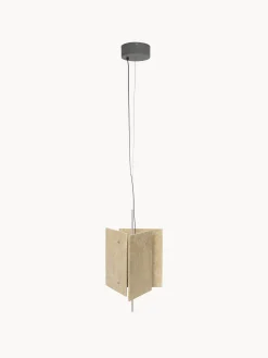 Lampada a sospensione a LED luce regolabile in travertino Oeste