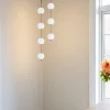 Lampada a sospensione a LED in vetro soffiato Audrey