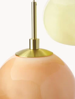 Lampada a sospensione cluster in vetro opalino Josie