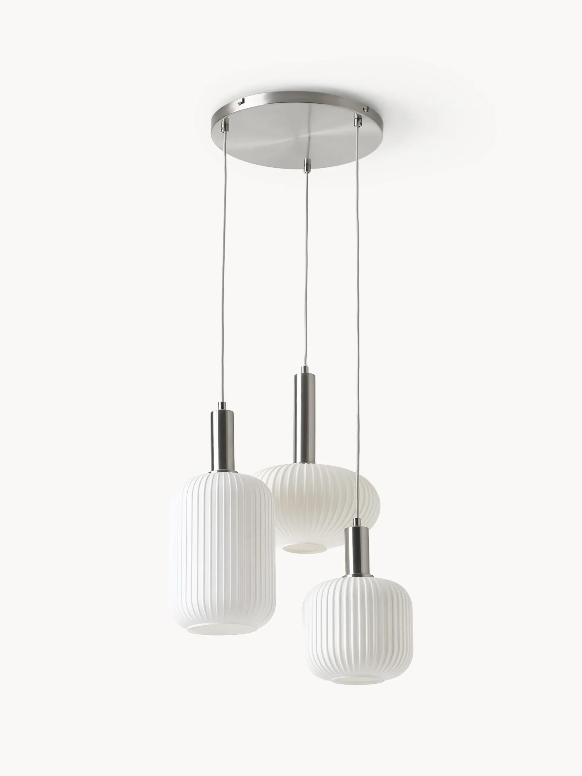 Lampada a sospensione cluster in vetro opale Candela