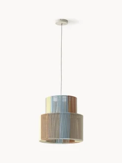 Lampada a sospensione con fili di lino Lace