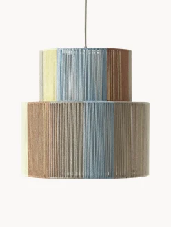 Lampada a sospensione con fili di lino Lace