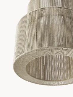 Lampada a sospensione con fili di lino Lace