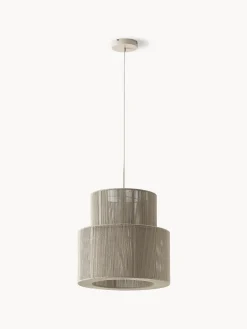 Lampada a sospensione con fili di lino Lace
