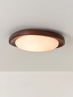 Lampada a sospensione con struttura in legno di frassino Matthew