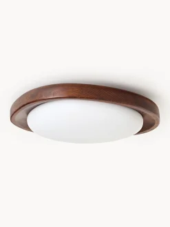 Lampada a sospensione con struttura in legno di frassino Matthew