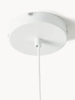Lampada a sospensione con decoro in fibra naturale Milani
