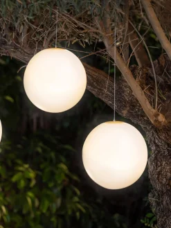 Lampada a sospensione da esterno portatile a LED con telecomando Pianeta, varie misure