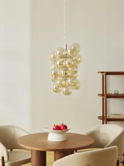 Lampada a sospensione di design in vetro Bubbles