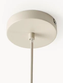 Lampada a sospensione grande in fili di lino Lace