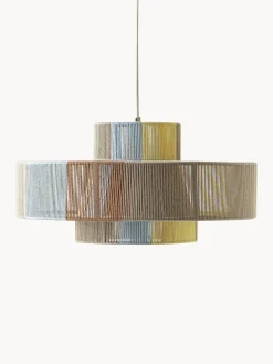 Lampada a sospensione grande in fili di lino Lace