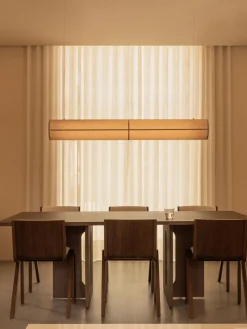 Lampada a sospensione grande a LED con luce regolabile Hashira
