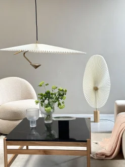 Lampada a sospensione grande a LED con luce regolabile Liris