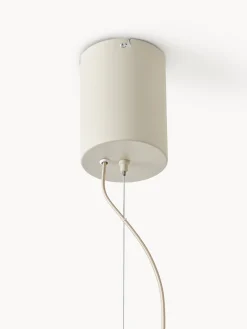 Lampada a sospensione grande in lino Lace