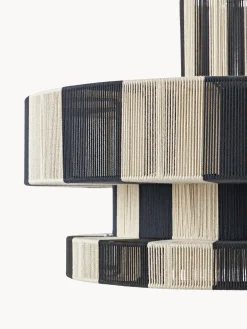 Lampada a sospensione grande in lino Lace