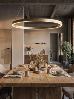 Lampada a sospensione grande a LED Rim