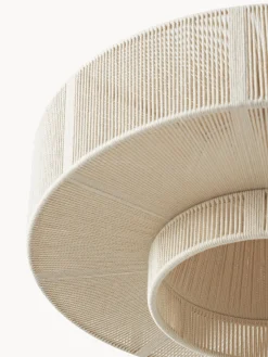 Lampada a sospensione grande in lino Lace