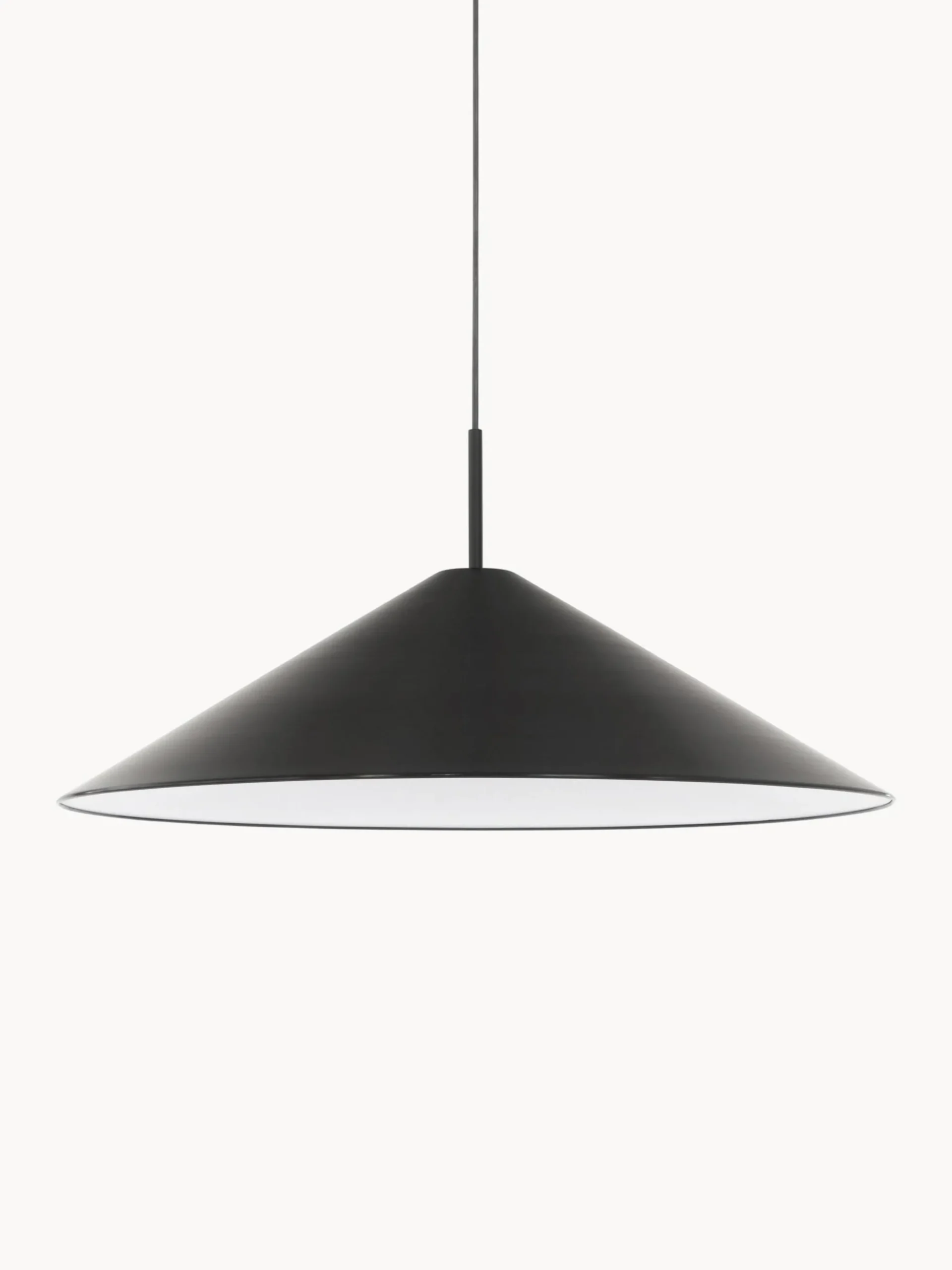 Lampada a sospensione grande portatile Brolly, Ø 70 cm