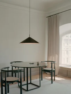 Lampada a sospensione grande portatile Brolly, Ø 70 cm