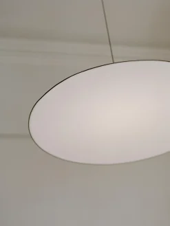 Lampada a sospensione grande portatile Brolly, Ø 70 cm