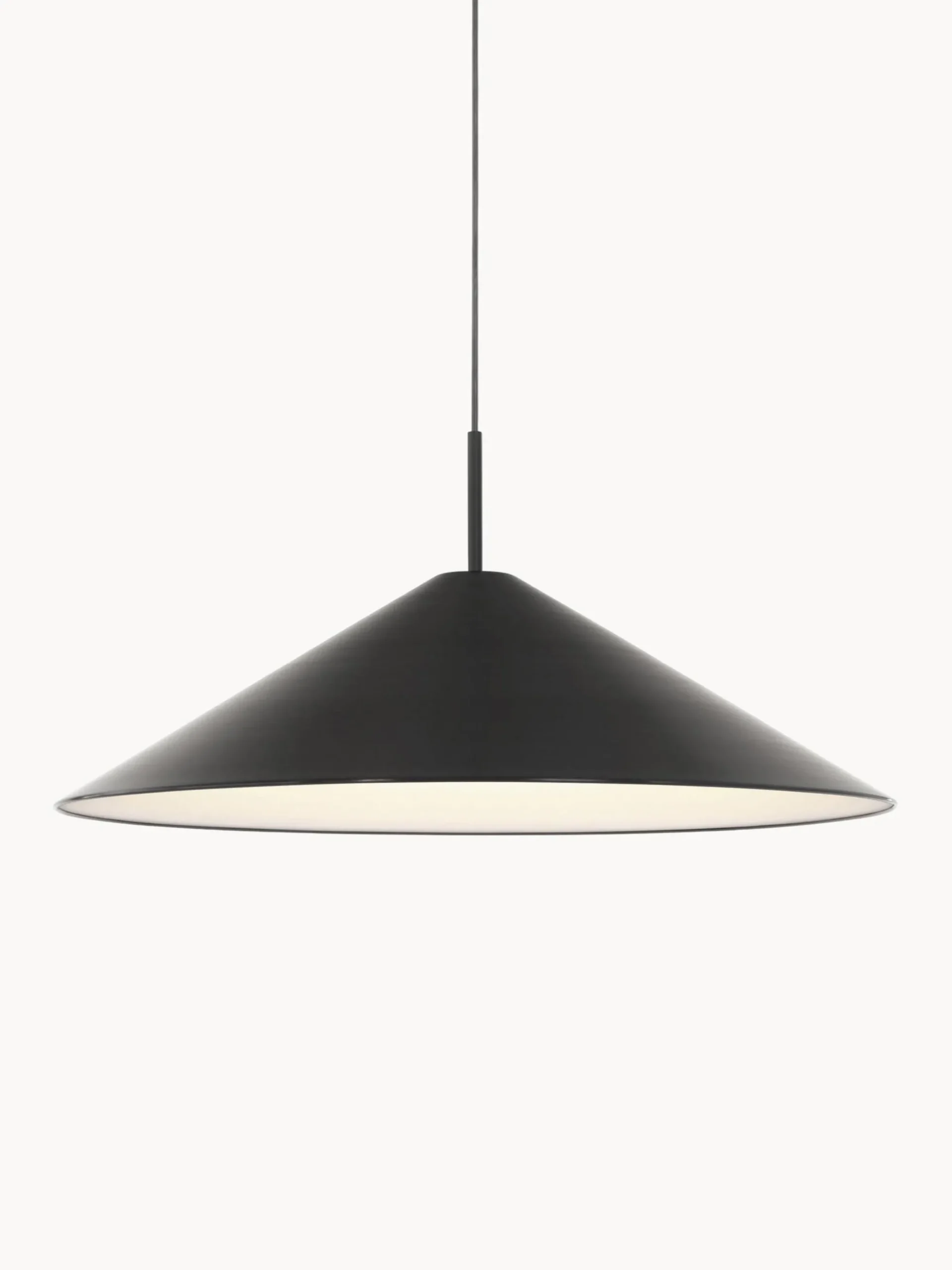 Lampada a sospensione grande portatile Brolly, Ø 70 cm