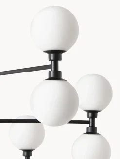 Lampada a sospensione grande con sfere in vetro opale Grover