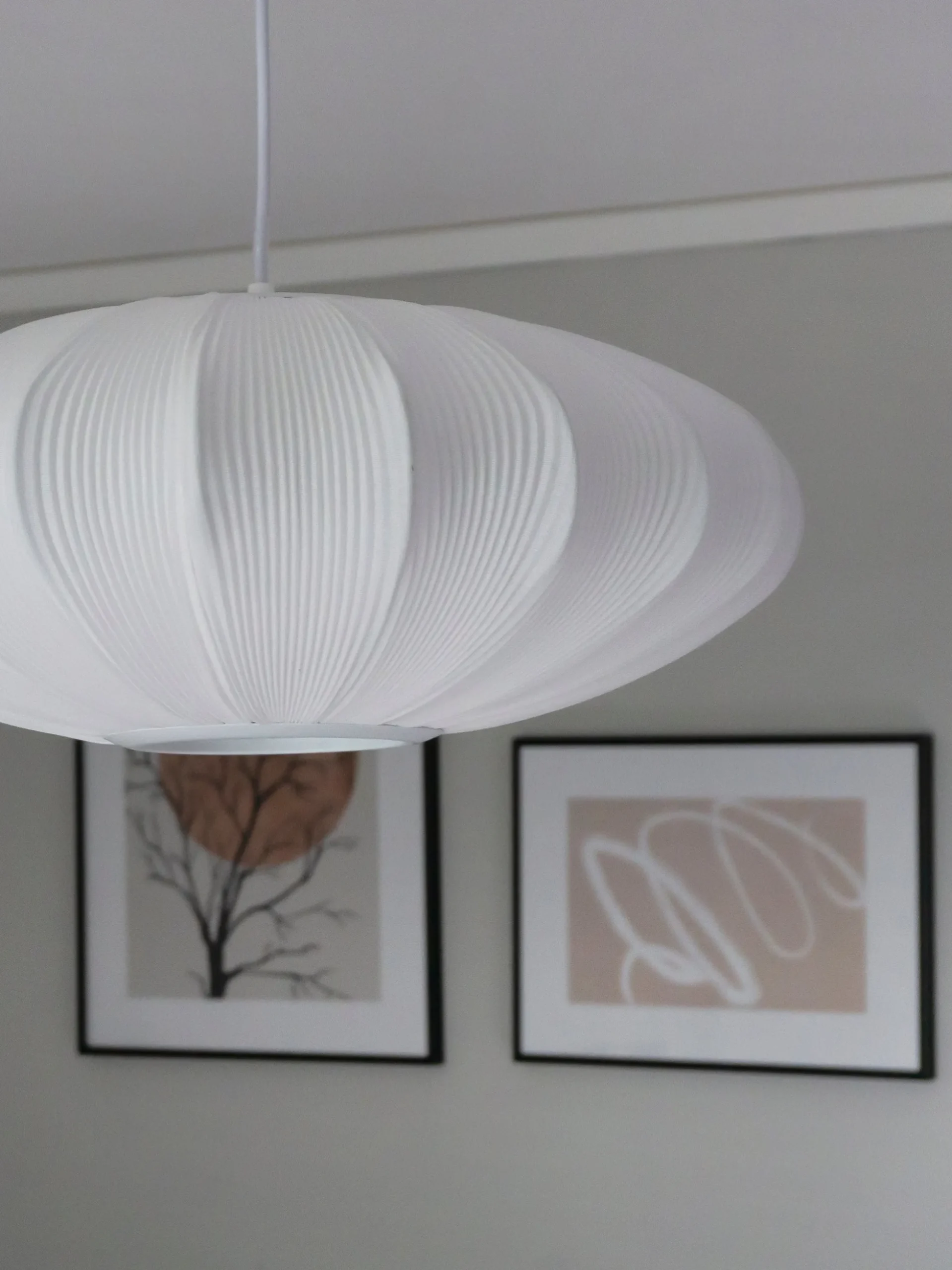 Lampada a sospensione in tessuto Mamsell