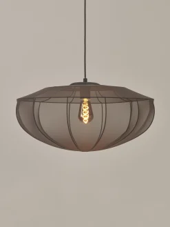 Lampada a sospensione in tessuto a rete Beau