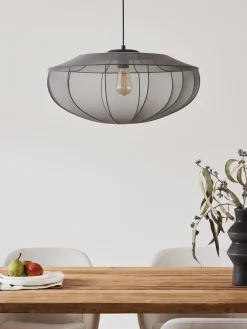 Lampada a sospensione in tessuto a rete Beau