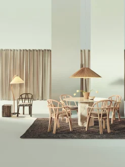 Lampada a sospensione in bambù 1972
