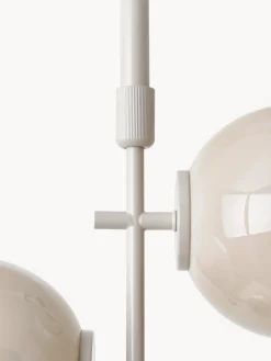 Lampada a sospensione in vetro opale Atlanta