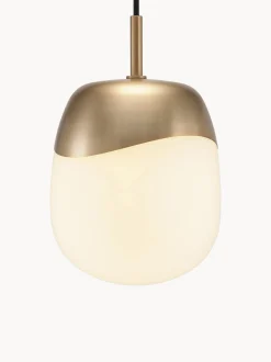 Lampada a sospensione in vetro soffiato Spring
